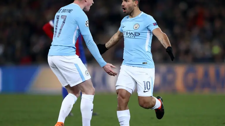 Kun Agüero y Kevin de Bruyne