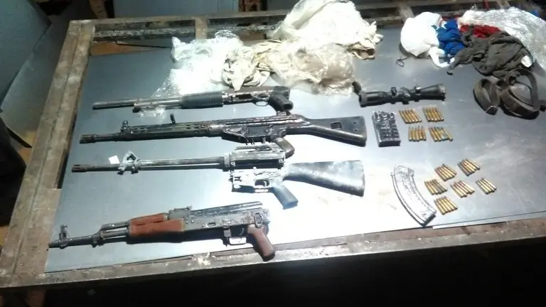 Armas decomisadas Soyapango