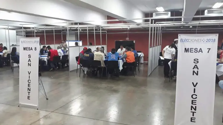 mesas de escrutinio San Vicente