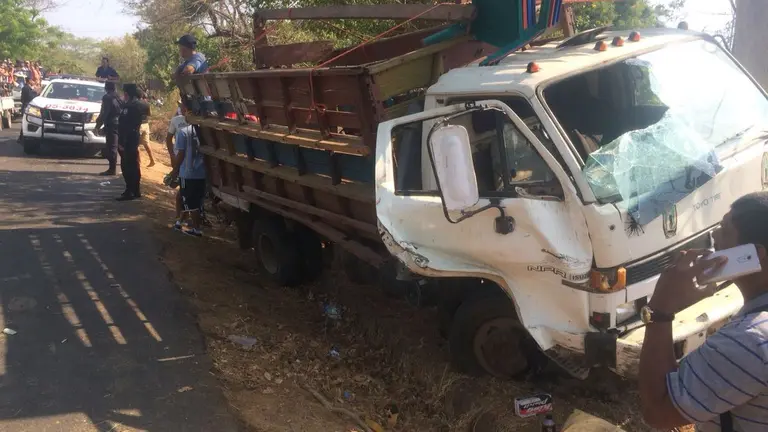 Accidente. Foto: @DiariotrvCom