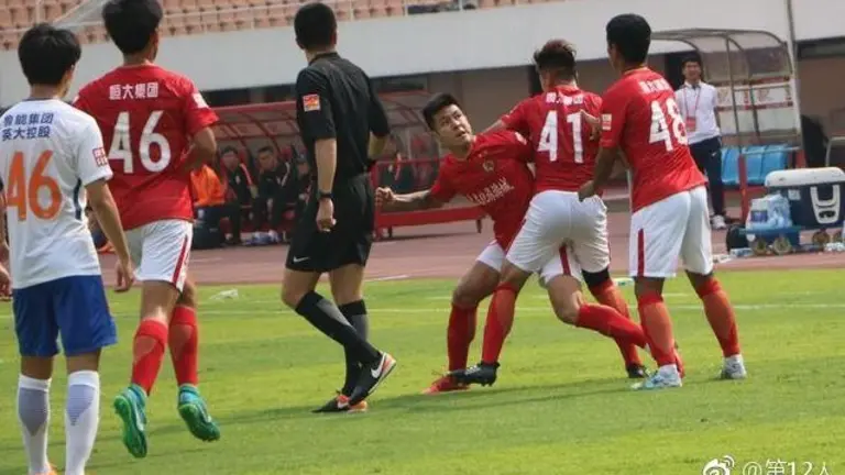 Pelea liga china1