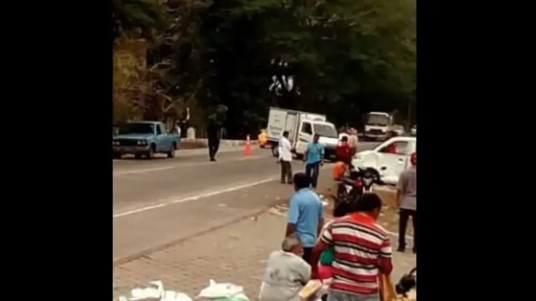 Accidente de tránsito en San Carlos Lempa