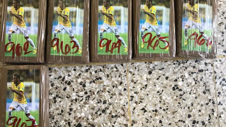 Droga decomisada en Guatemala