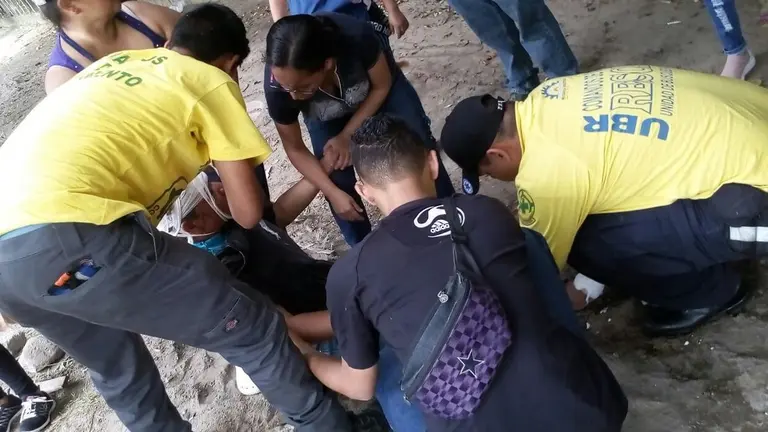 Vendedora atropellada