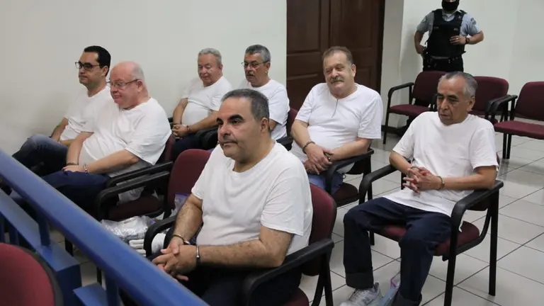 Elías Antonio Saca en audiencia