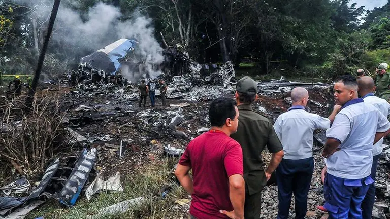 Accidente de avión en Cuba