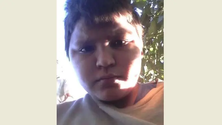 niño desaparecido de 15 años