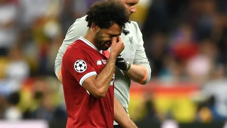 Lesión de Mohamed Salah