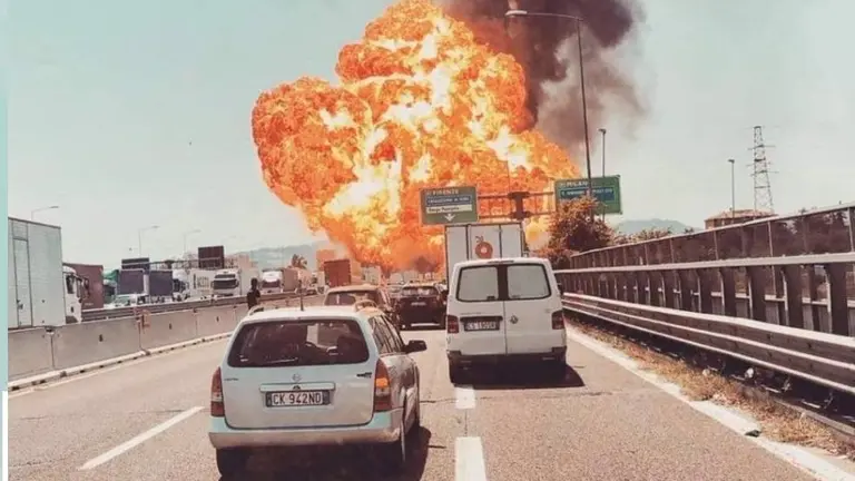 Explosión en Bolonia