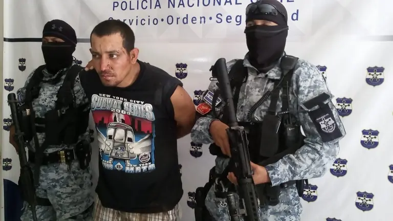 Fotografía tomada del Twitter de la PNC