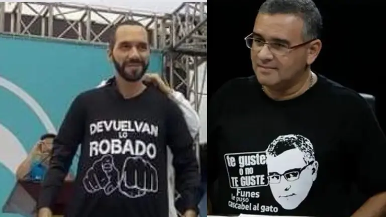 Nayib y camisa negra