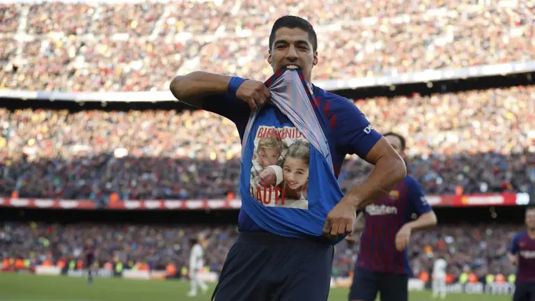 Suárez en El Clásico