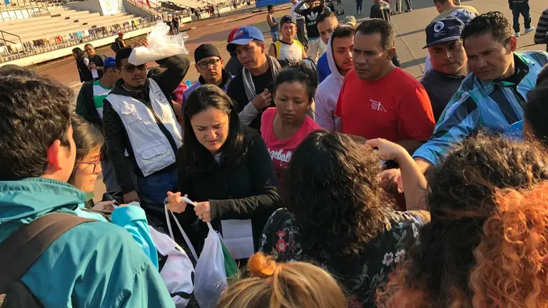 Migrantes salvadoreños en Ciudad de Mèxico