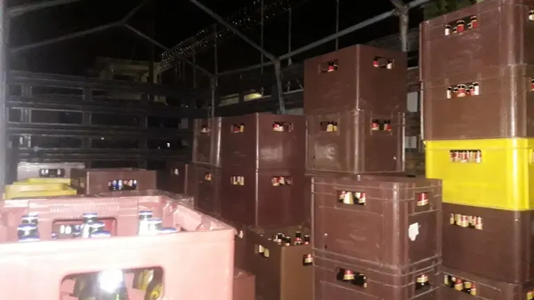Decomiso de 50 cajas de cerveza