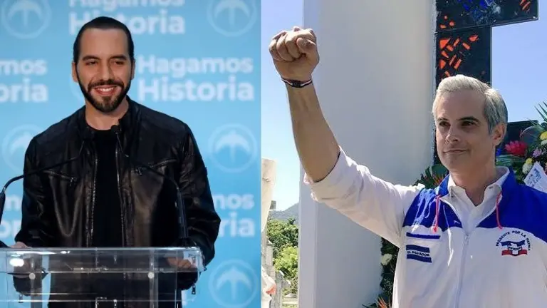 Bukele luego del gane