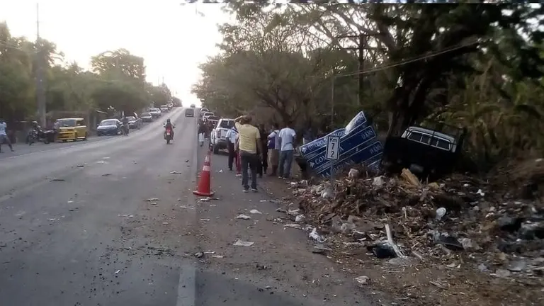 Atropellado en Chalate