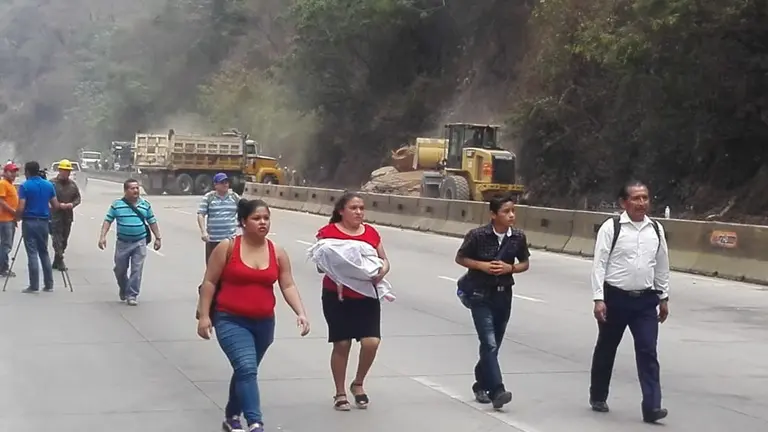 los chorros derrumbre