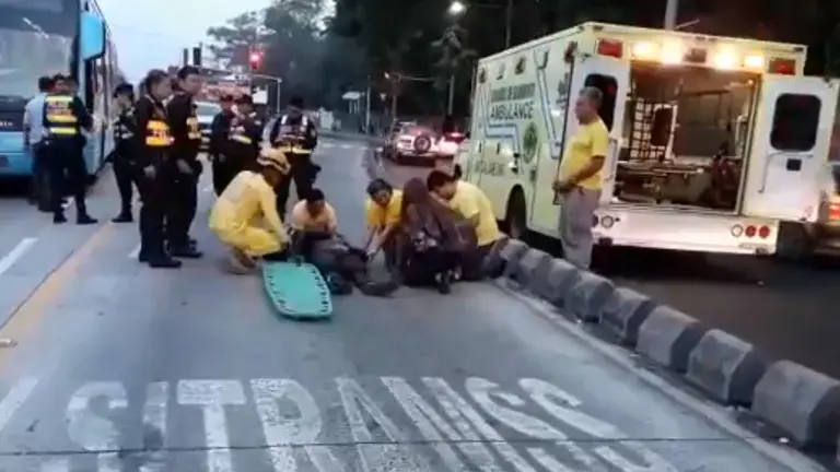 Choque frente al Parque Infantil