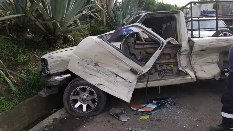 Triple choque en Quezaltepeque