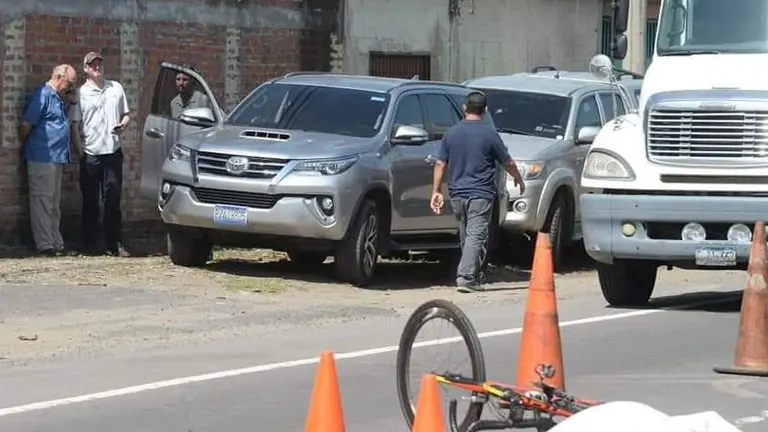 Cristiani en escena de su hijo