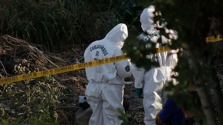 Foto de asesinato en Chile