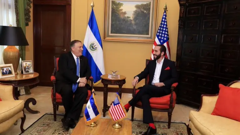 Bukele y Pompeo