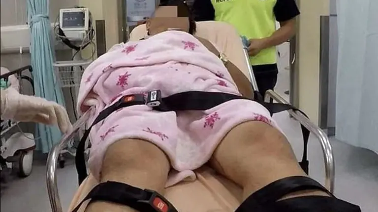 Hombre al que su exesposa lo atacó