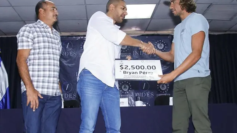Yamil Bukele y Bryan Pérez