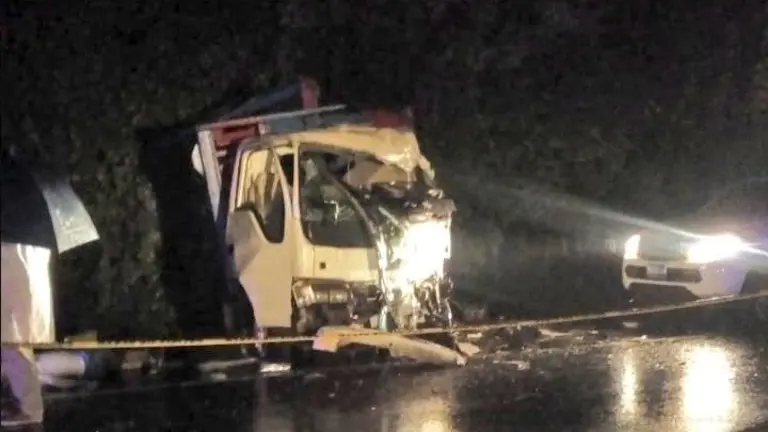 Accidente en San Vicente