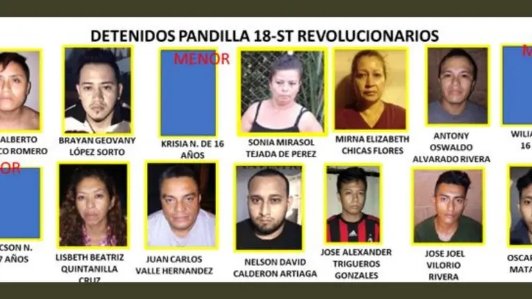 Pandilleros desarticulados