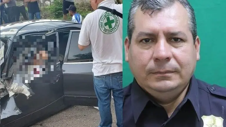 Policía muerto en accidente 1