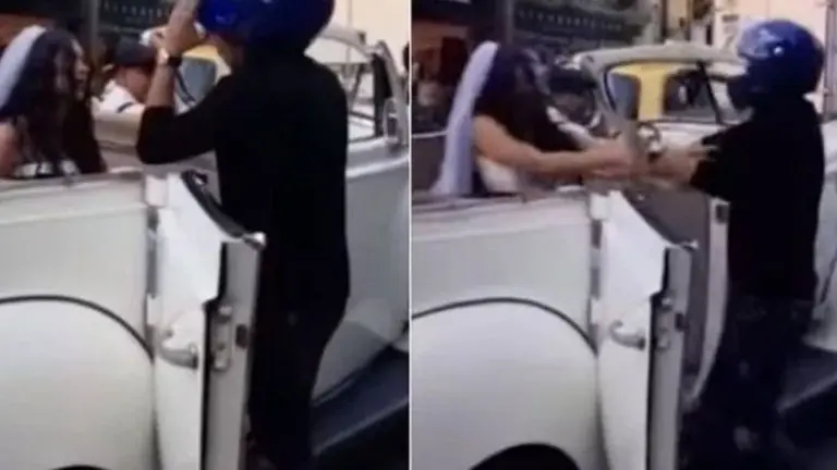 Joven intenta que su exnovia no se case