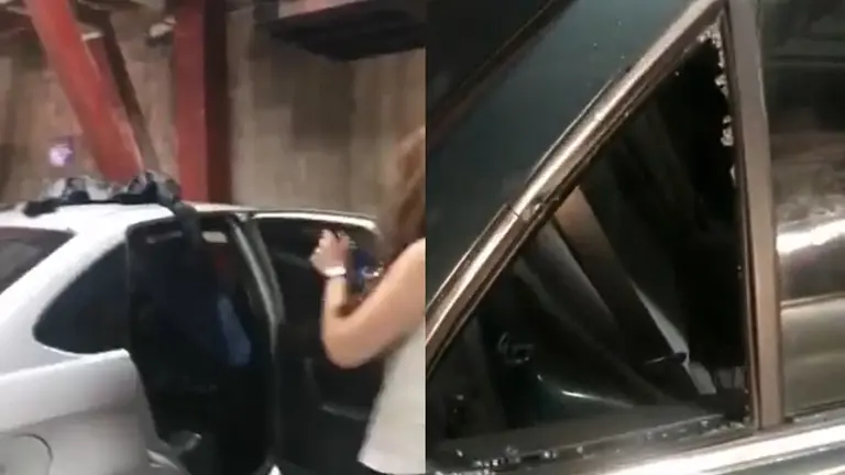 Vehículos abiertos en parqueo 1