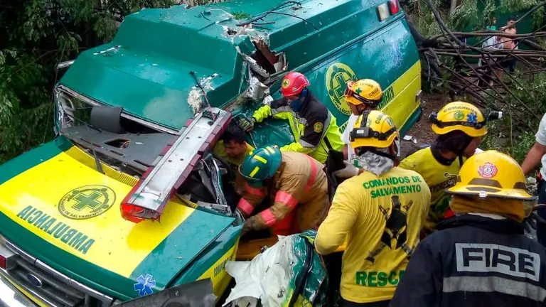 Accidente de ambulancia de Comandos