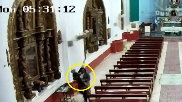 Hurtan imagen de San Antoio de la parroquia San Pedro en Metapán