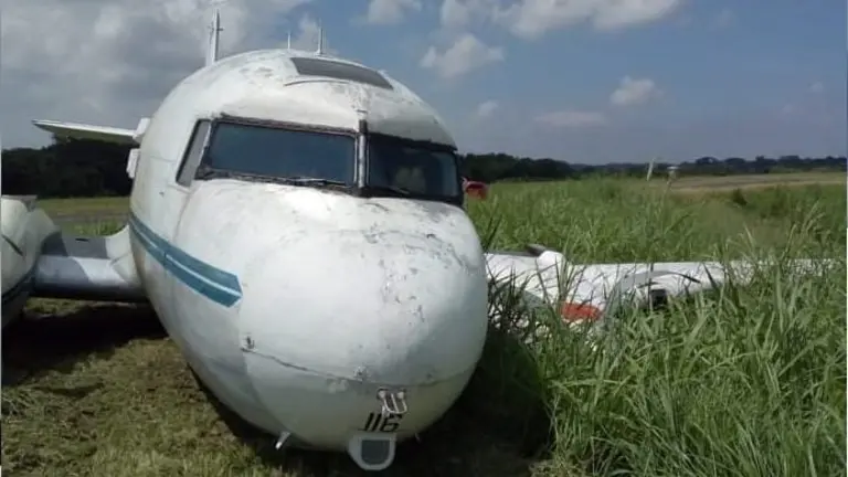 Accidente del avión