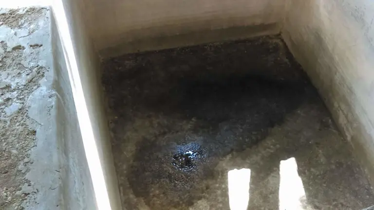 Pila sin agua