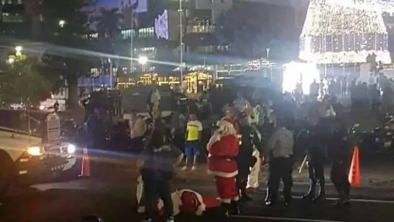 Santa Atropellado