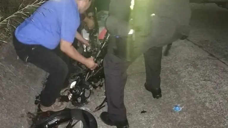 Accidente carretera de Oro