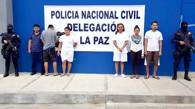 Extorsionistas detenidos en Zacatecoluca