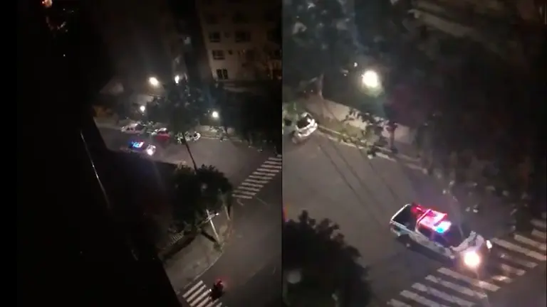 Policía en la San Benito