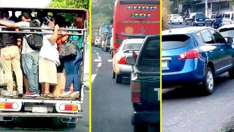 Arte calles con tráfico