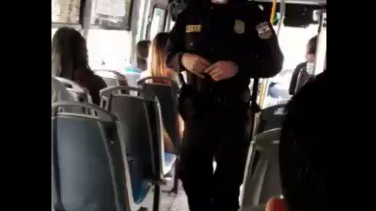 policía predica