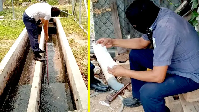 Encuentran mensajes en cloacas de penales 4