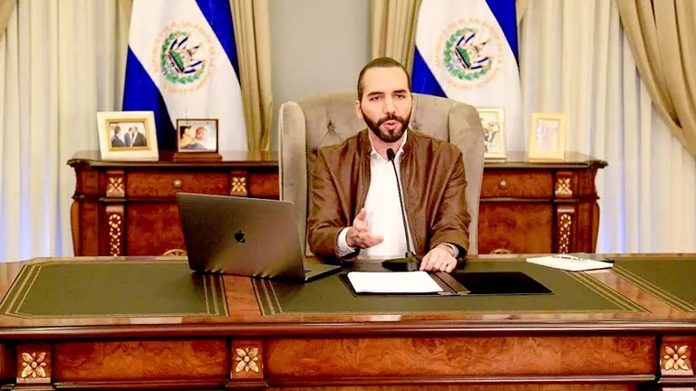 Bukele en candena nacional