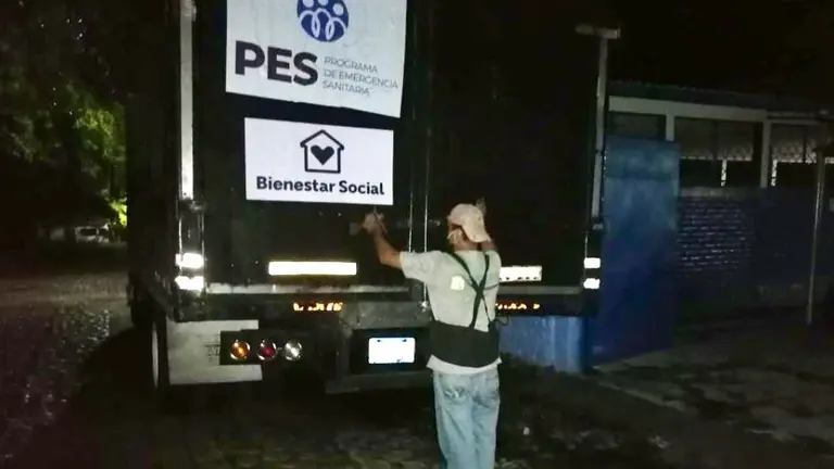 Camiones con canastas