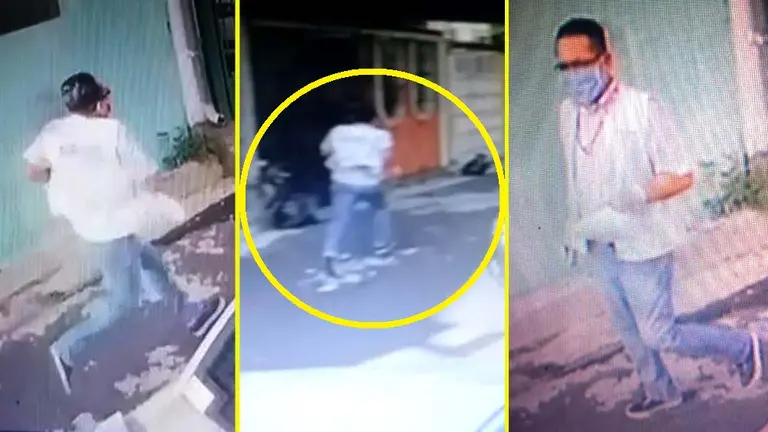 Ladrón viste como promotor de Salud 5