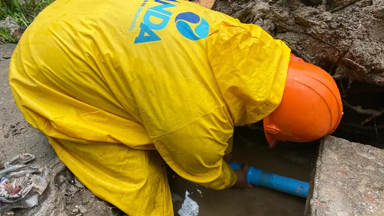 Trabajos de ANDA en lluvias