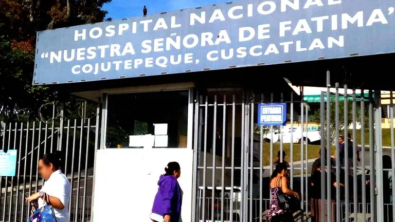 Hospital Nuestra Señoa de Fátima Cojutepeque foto Ministerio de Seguridad