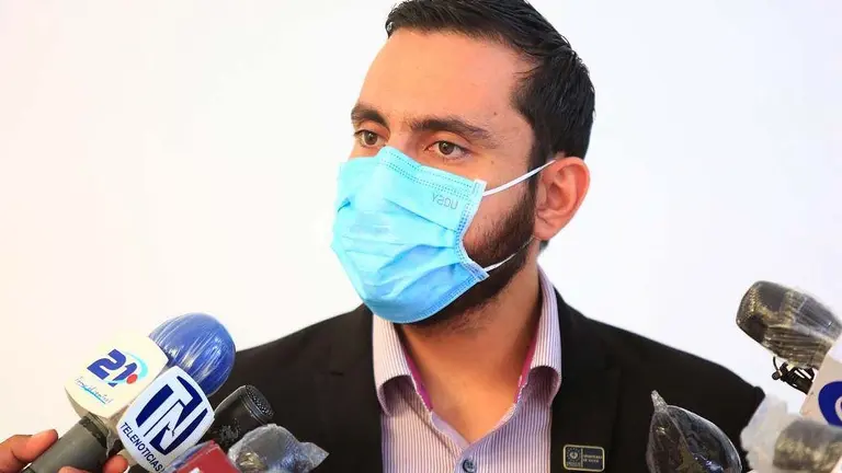 Ministro de Salud Francisco Alabí foto Secretaría de Prensa de la Presidencia